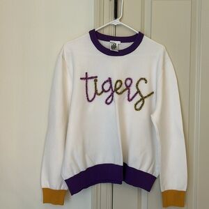Queen of Sparkles Tigers sweater